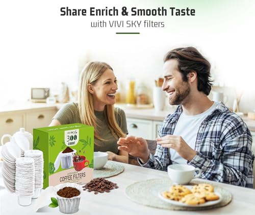 Disposable K Cup Filters with Lids (300 Count)