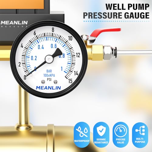 0 15Psi Well Pump Pressure Gauge 1