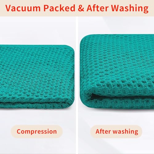 100% Cotton Waffle Weave Kitchen Dish Cloths 24 (24 Count)