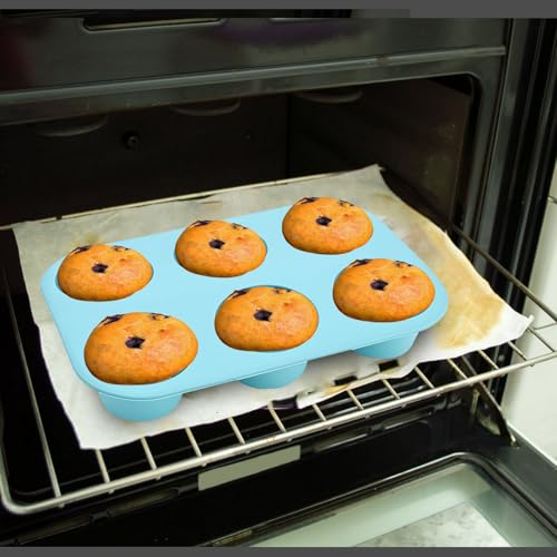 6 Cups Silicone Mini Muffin Pan Set