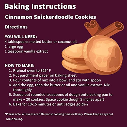 Snickerdoodle Keto Cookie Mix Low Carb Gluten