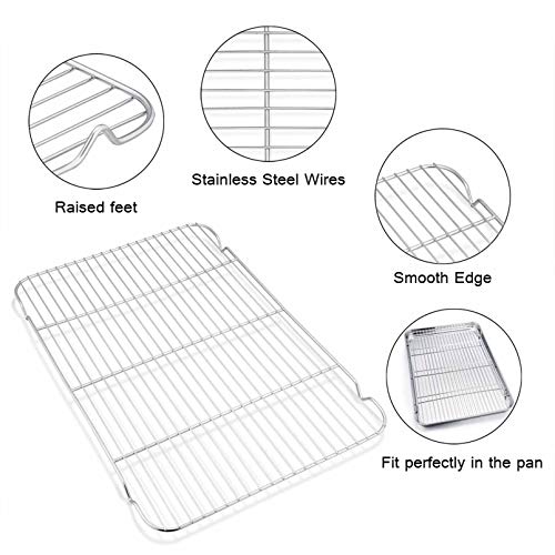 Baking Sheet with Cooling Rack Set