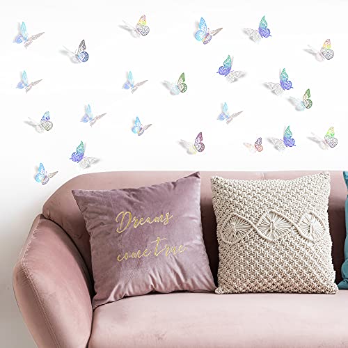 3D Butterfly Wall Decor (72 Count)