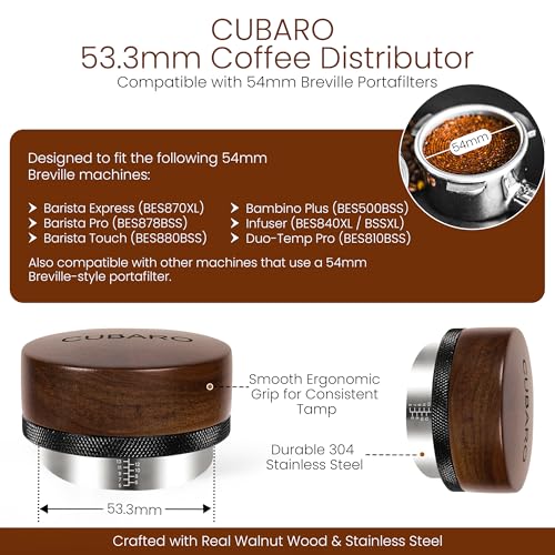 53.3mm Espresso Distributor 54mm