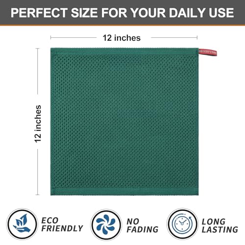 100% Cotton Waffle 6 (6 Count)
