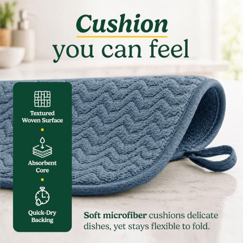 Cuisinart Dish Drying Mat for Kitchen Counter (2 Count)