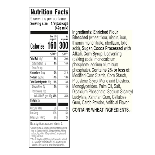 Delights Super Moist Dark Chocolate Cake Mix (159 Ounce)