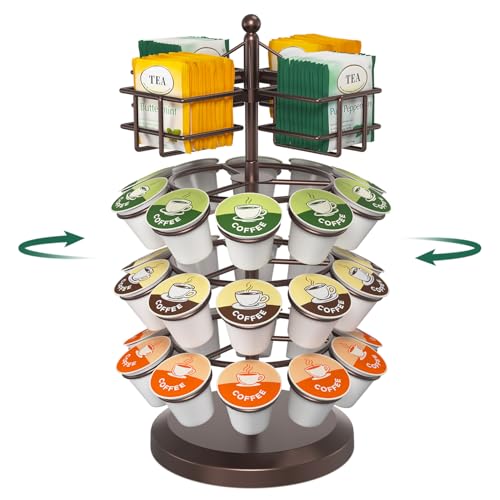 K Cup Holder Coffee Pod Organizer Carousel for Countertop