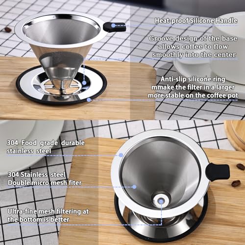 Pour Over Coffee Filter Dripper