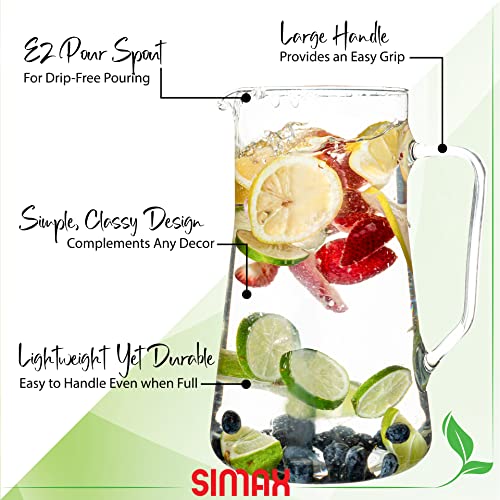 Large Glass Pitcher With Spout