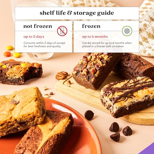 David’s Cookies Assorted Brownies Tin Gift Basket (48 Ounce)