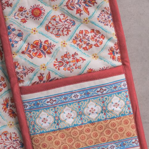 Double Oven Mitts 100% Cotton Double Oven Glove