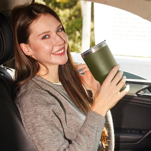 30oz Insulated Tumbler With Lids and Straws (8 Count)