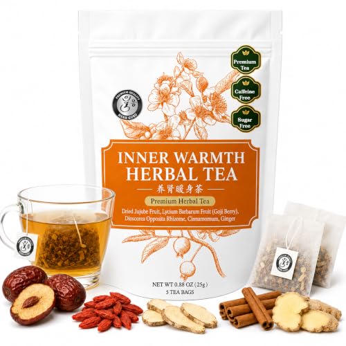 Inner Warming Comfort & Daily Vitality Traditional Chinese Herbal Tea for Modern Wellness (5 Count)
