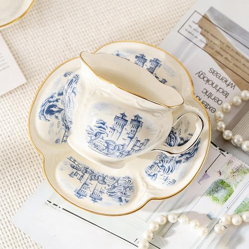Tea Cups and Saucers Set of 2 (2 Count)