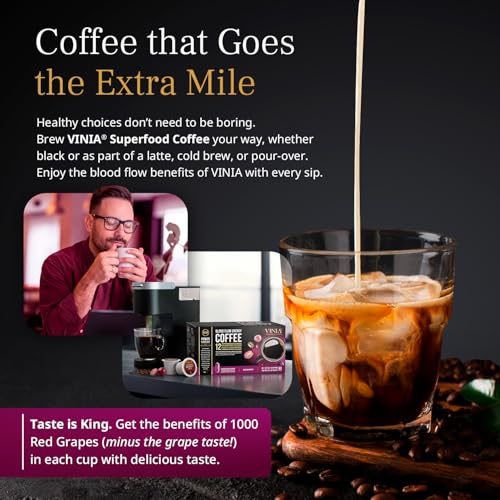 Blood Flow Medium Dark Roast Coffee Pods (60 Count)