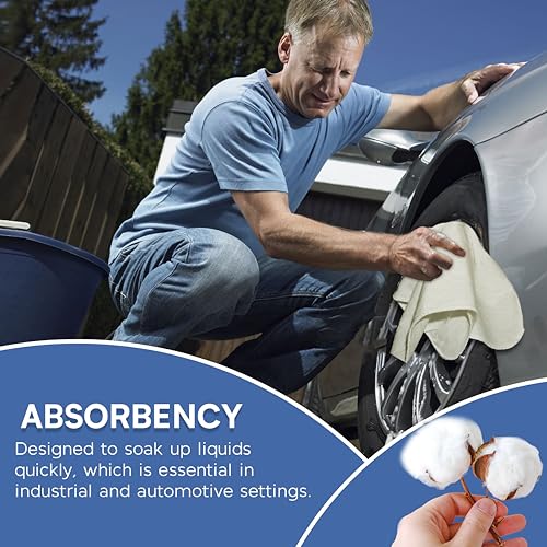 Shop Towels Multipurpose Commercial and Residential Shop Cleaning (50 Count)