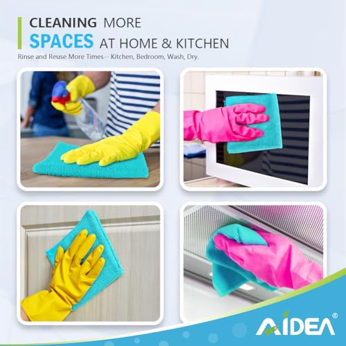 Blue Microfiber Cleaning Cloth (50 Count)