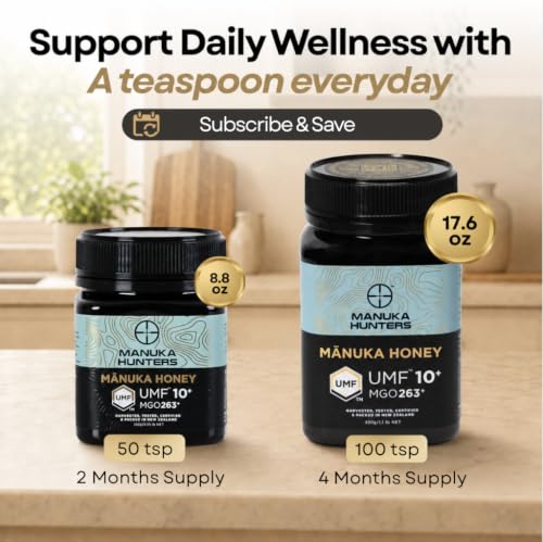 New Zealand Manuka Honey UMF 10+ (17.6 Ounce)