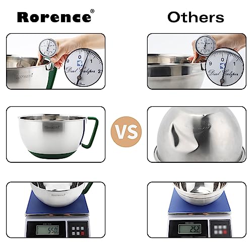 Stainless Steel Mixing Bowls Set with Lids