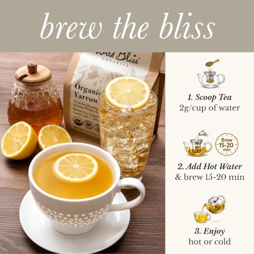 Organic Yarrow Flower Tea (7.05 Ounce)