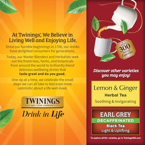 Decaffeinated Chai Spiced Black Tea Bags (100 Count)