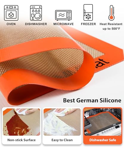 Silicone Baking Mats (6 Count)
