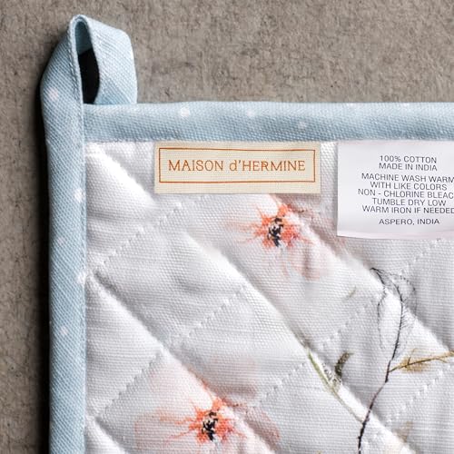 100% Cotton Oven Mitt & Pot Holder Set
