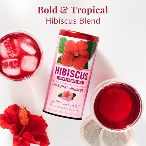 Natural Hibiscus Superflower Herbal Tea (36 Count)