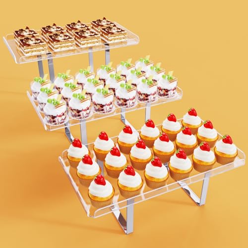 3 Pieces Cupcake Stand Holder