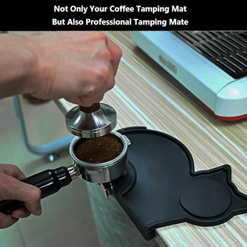 Coffee Tamper Mat Silicone Corner Tamping Mat