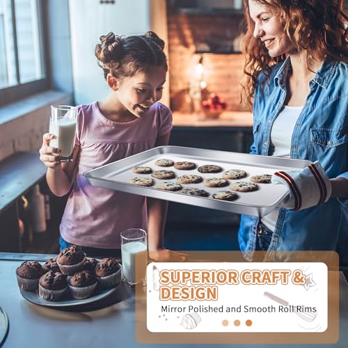 Stainless Steel Baking Sheet Pan Set of 2