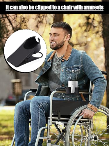 2PCS Clip on Drink Holder for Beach Chair (2 Count)