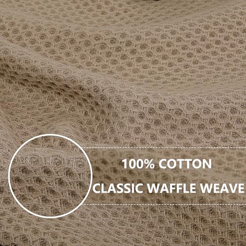 100% Cotton Waffle Weave Kitchen Dish Towels 12 (12 Count)