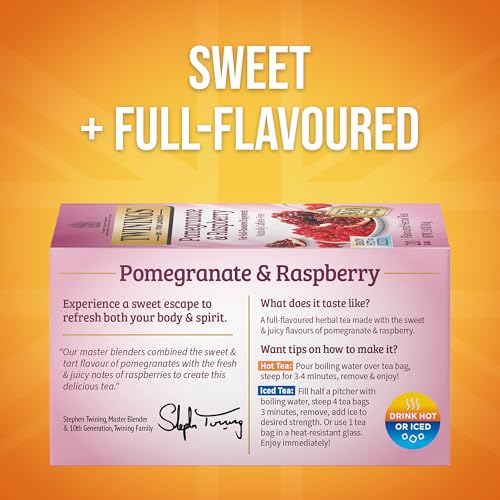 Pomegranate & Raspberry Herbal Tea Bags (120 Count)