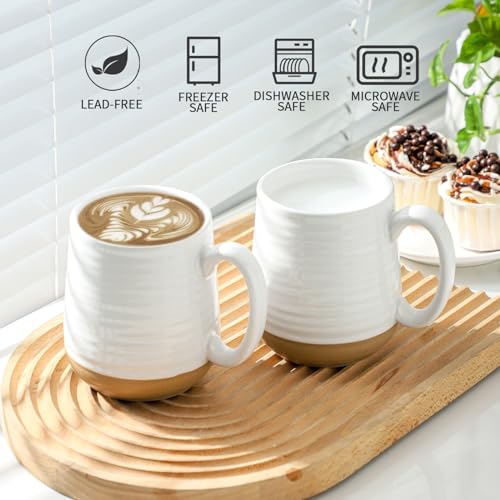 Porcelain Coffee Mugs Set of 6 (6 Count)