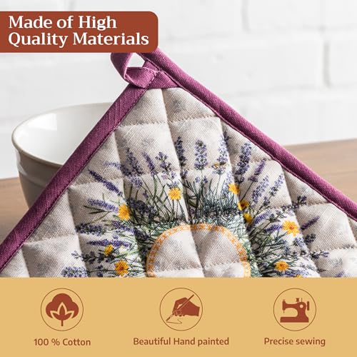 Pot Holders 100% Cotton Potholders (2 Count)