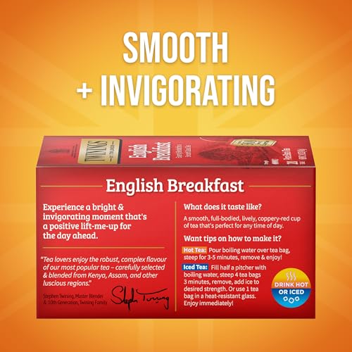 English Breakfast Black Tea Individually Wrapped Bags (120 Count)