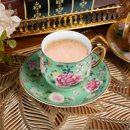 Tea Cup and Saucer (2 Count)