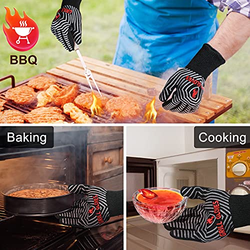 BBQ Gloves Oven Gloves 1472℉ Extreme Heat Resistant
