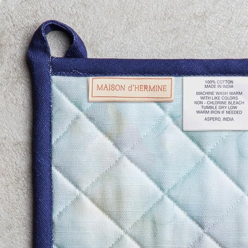 100% Cotton Oven Mitt & Pot Holder Set