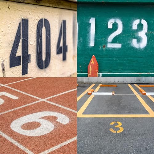 18 Inch Number Stencils Set (10 Count)