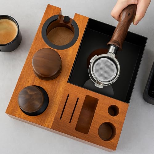 Espresso Tamping Station Knock Box