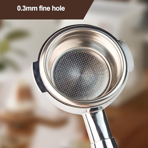 58 mm Bottomless Portafilter Compatible with E61 GroupHead Espresso Machine
