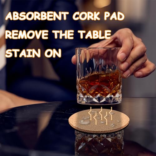 50 pcs Cork Coasters for Drinks (50 Count)