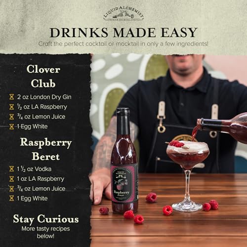 Raspberry Syrup for Cocktails (25.4 Fl Oz)