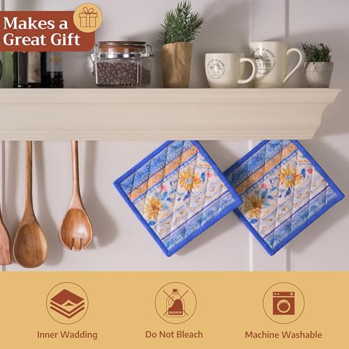 Pot Holders 100% Cotton Potholders (2 Count)