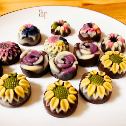 Silicone Chocolate Flower Molds (4 Count)