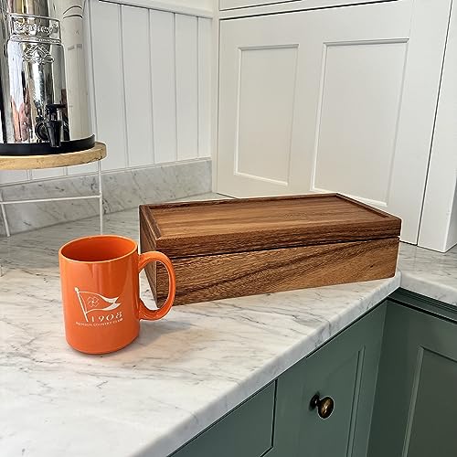 Acacia Wood Tea Box