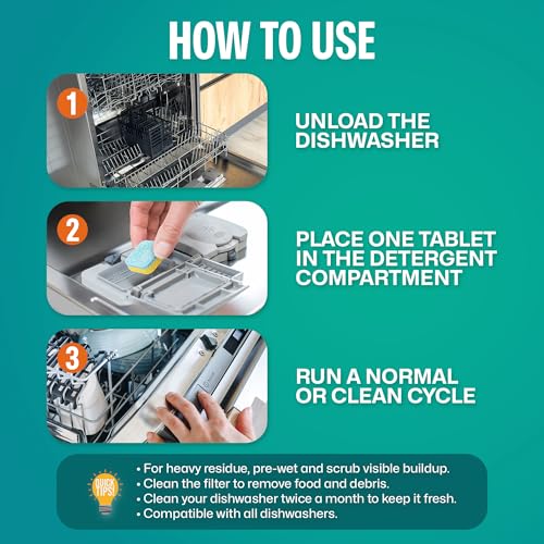 Dishwasher Cleaner Tablets (24 Count)